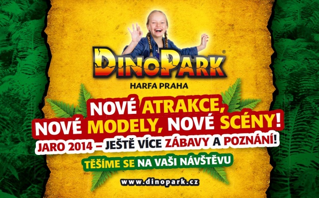 Dinopark Harfa otevírá sezonu